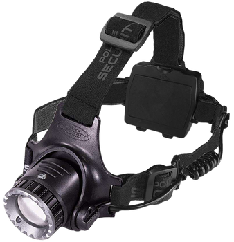 Lb Marketing 97745 Long Throw Headlamp  Black Aluminum LED 470 Lumens 500 Meters Beam Distance                                                                                                          