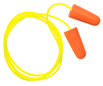 Pyramex DP1001 Corded Foam 32 dB In The Ear Yellow/Orange 100 Pair                                                                                                                                      