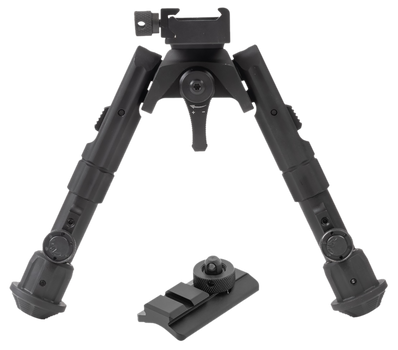Leapers TLBP02B Recon 360  Matte Black Anodized 5.60-7.20" Aluminum                                                                                                                                     