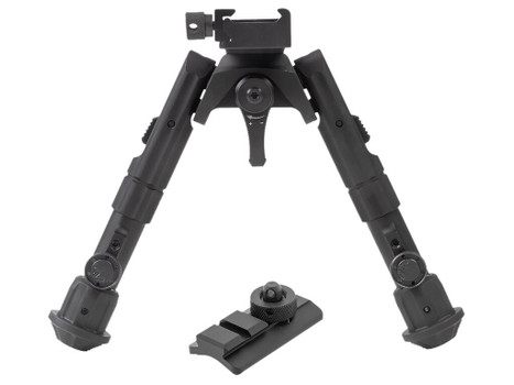 Leapers TLBP02B Recon 360 Matte Black Anodized 5.60-7.20" Aluminum