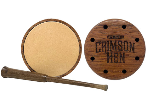 Foxpro CRIMSONCER Crimson Ceramic Fullsize Friction Turkey Sounds Cherry Wood