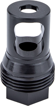 Kgm Suppressors A-TMB-S-3 R50T Taper Muzzle Brake Black Nitride Steel 3/4"x24 Threads                                                                                                                   