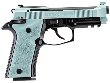 Beretta USA SPEC0715A 80X Cheetah Tactical Micro-Compact Frame 380 ACP 10+1 4.40" Black Barrel, Blue Steel Optic Ready/Serrated Slide, Blue Aluminum Frame w/Beavertail & Picatinny Rail, Vertec Grip