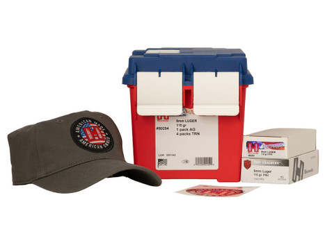 HORN 90254 9MM *1X50CT AMGUN/4X50CT TRAINING