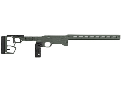 Mdt Sporting Goods Inc 114882CCG ACC Premier Gen2 Chassis System Cerakote Charcoal Green Aluminum Fits Ruger American Rimfire Right Hand