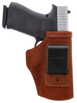 Galco STO286R Stow-N-Go  IWB Natural Steerhide Fits Glock 26 Gen3-5 Right Hand                                                                                                                          
