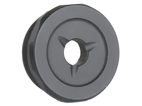 Jk Armament JK155LTEC45 LT Flash Reducer End Cap 45Cal Fits Aluminum Hard Anodized Black
