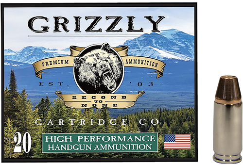 Grizzly Ammo GC9+P+39mm+P Luger 47gr Full Metal Jacket Flat Point 20 Per Box/10 Case                                                                                                                    