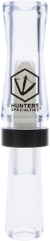 Hunters Specialties HS-WF-DRDC Suzie-Q Double Reed Duck Call Duck Sounds Clear Polycarbonate                                                                                                            