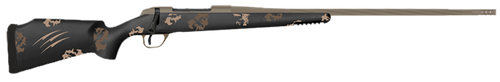 Fierce Firearms TWTROG7PRC22BS Twisted TI Rogue 7mm PRC 22" Black Cerakote Steel Threaded Barrel, Drilled & Tapped Titanium Receiver, LR Negative Comb Sonora Ambush Camo Carbon Fiber Stock            