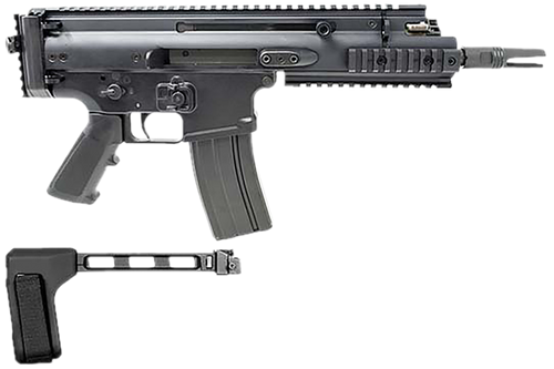 FN 38101886 SCAR 15P 300 Blackout 30+1 7.50" Black Picatinny Rail Aluminum Receiver SB Tactical Brace                                                                                                   