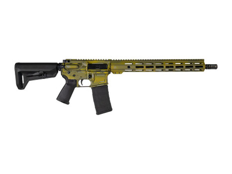 Shark Coast Tactical SCC101921BAZJ Bazooka Joe 5.56 NATO 30+1 16" Black Melonite Threaded Barrel, Aluminum Receiver w/Picatinny Rail, M-LOK Handguard, Magpul MOE SL Black Polymer Stock, Magpul MOE Gri
