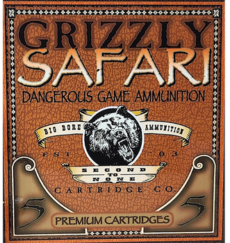 Grizzly Ammo GC458WM5   458WinMag 500gr Solid Brass 5 Per Box/10 Case                                                                                                                                   