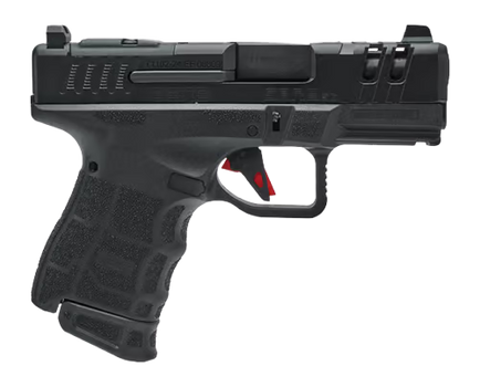 Sarsilmaz SAR9SCG3BL SAR9 SC Gen3 Sub-Compact 9mm Luger 15+1 3.30" Black Barrel, Black Steel Lightening Cut/Optic Ready/Serrated Slide, Black Polymer Frame & Textured Grip, RMSc Footprint             