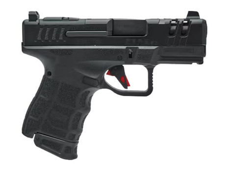 Sarsilmaz SAR9SCG3BL SAR9 SC Gen3 Sub-Compact 9mm Luger 15+1 3.30" Black Barrel, Black Steel Lightening Cut/Optic Ready/Serrated Slide, Black Polymer Frame & Textured Grip, RMSc Footprint