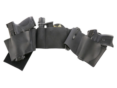 Galco UWBKSM2 UnderWraps 2.0 Black Small Leather/Nylon Handgun