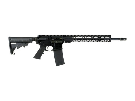 Faxon Firearms FXSPT55616SA13 Sport 5.56 NATO 30+1 16" Black Nitride SOCOM Threaded Barrel, Black Aluminum Receiverw/ Picatinny Rail, M-LOK Handguard, M4 Mil-Spec Black Polymer Stock, A2 Style Grip