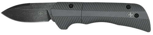 Templar Knife  Cali Auto Assist  1.90" Folding Drop Point Plain Cali D2 Steel Blade, 3.56" Gunmetal Anodized Aluminum Handle                                                                            