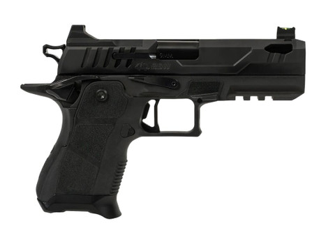 Oa Defense 2311 Pro Compact Frame 9mm Luger 15+1 4.25" DLC Black Steel Optic Ready/Serrated Slide, Black Aluminum Frame w/Picatinny Rail, Black Polymer Grip, Ambidextrous