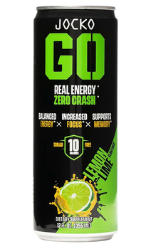 Jocko Fuel 29006 Lemon Lime Energy Drinks 12oz 12Pack                                                                                                                                                   
