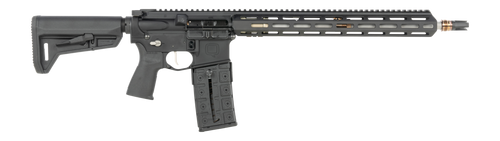 Q LLC  Sugar Weasel *CA Compliant 5.56 NATO 10+1 16"Black Cerakote Aluminum Receiver w/Picatinny Rail, M-LOK Handguard, CMOE SL-K Black Polymer Stock, Black Polymer Grip                               
