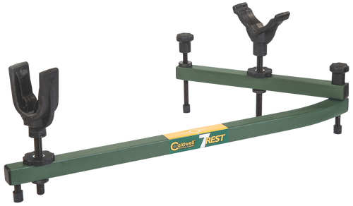 Caldwell 1071001 7-Rest  16-24" Vertical Adjustment, Green Aluminum, Ambidextrous Design for Universal Firearms                                                                                         