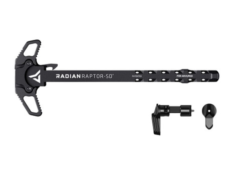 Radian Weapons R0939 Raptor SD 45/90 Charging Handle AR-15/M16 Black Aluminum Ambidextrous