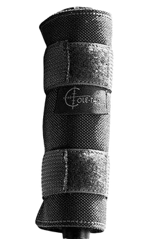 Cole-tac BPC101 Baby Python Suppressor Cover Fits 5" Long Cordura Nylon Black                                                                                                                           