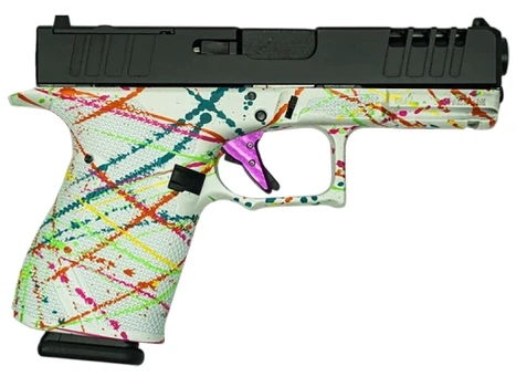 Great Lakes Firearms GL19SWHT Striker Compact Frame 9mm Luger 15+1 4" Black Nitride Barrel, Optic Cut/Serrated/Window Cut Slide, Polymer Frame, RMR Footprint, Ambidextrous
