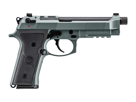 Beretta USA JS92M9A4GLUN18 M9A4 Overlanding Full Size Frame 9mm Luger 18+1 5.10" Black Threaded Barrel, Lunar Cerakote Steel Optic Ready/Serrated Slide, Lunar Cerakote Aluminum Frame w/Beavertail & Pi
