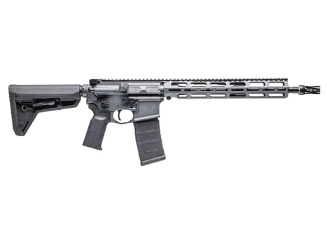 Vktr Industries V31100916622 VK-1PW 5.56 13.70" Sniper Gray Cerakote Low Profile M-LOK Handguard Magpul SL Black Magpul K2 Grip