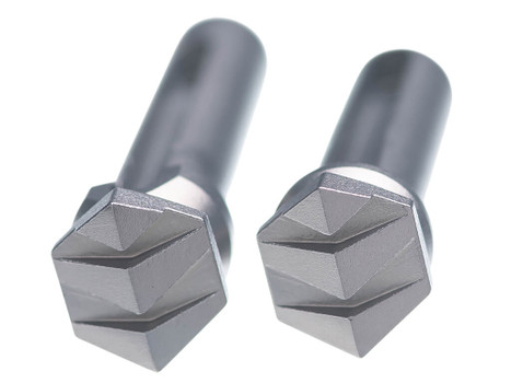 Tyrant CNC TDAR15TPGREY Takedown Pins Enhanced AR-15 Grey Aluminum