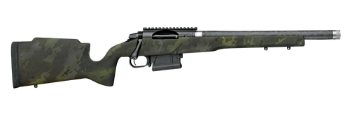 Proof Research 151082 Elevation MTR 2.0 223 Rem 4+1 16.50" Carbon Fiber Match Grade Threaded Barrel, Black Receiver w/Picatinny Rail, Midnight Camo Proof Fixed Carbon Fiber Stock, Right Hand          