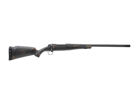 Fierce Firearms RGESC25CM18BTS Carbon Rogue 25 Creedmoor 3+1 18" Carbon Fiber Match Grade Threaded Barrel, Black Cerakote Stainless Steel Drilled & Tapped Receiver, Trophy Camo LR Negative Comb Carbon
