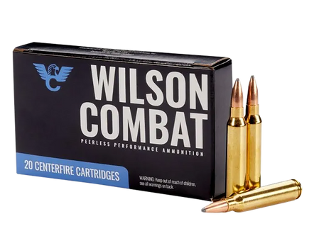 Wilson Combat A22365SBT   223Rem 65gr Sierra GameKing Spitzer Boat Tail 20 Per Box/10 Case                                                                                                              