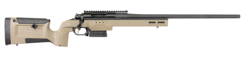 Larue Tactical LTKRGSIETE65CM23FDE 6.5 Creedmoor 23" Threaded Barrel, Picatinny Rail Receiver, Larue KRG Bravo Gray Polymer Chassis                                                                     
