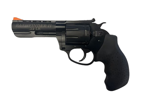 Charter Arms 12335 Pathfinder II Small Frame 22 Mag 8 Shot 3.50" Black Passivate Steel Barrel & Cylinder, Black Passivate Aluminum Frame, Black Rubber Grip, Exposed Hammer                             