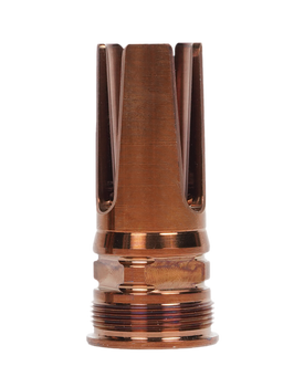 Q LLC ACCFH1/2288.6 Flash Hider  8.6 Blackout Steel 1/2"x28 Threads 2.13" OAL                                                                                                                           