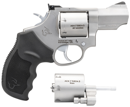 Taurus 2-692029 692  Medium Frame 357 Mag/38 Special +P/9mm 7 Shot 2.50" Matte Stainless Cylinder/Frame/Barrel Transfer Bar Safety                                                                      