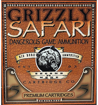 Grizzly Ammo GC5/416NE2   500-416NitroExpress 400gr Solid Brass 5 Per Box/10 Case                                                                                                                       