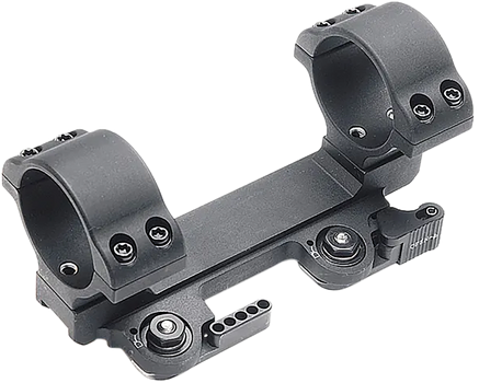 Larue Tactical LT11130 In Line QD Scope Mount Black Aluminum 30mm Tube Medium Rings                                                                                                                     