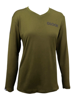 GLK AP96426 LADIES PERFORMANCE SHIRT GRN S