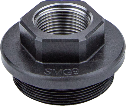 Kgm Suppressors A-SMG9-DTA-S-4 SMG9 Direct Thread Adapter Black Nitride Steel M13.5x1 LH Threads                                                                                                        