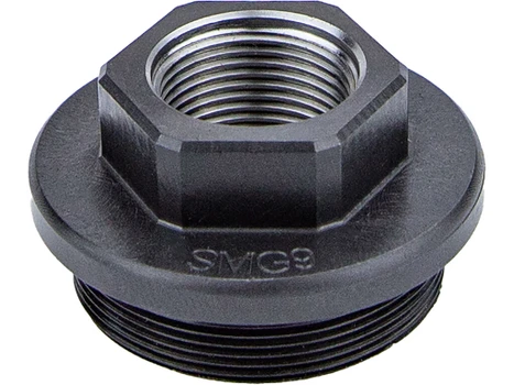 Kgm Suppressors A-SMG9-DTA-S-4 SMG9 Direct Thread Adapter Black Nitride Steel M13.5x1 LH Threads