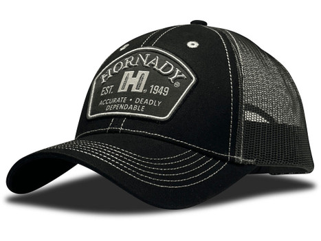 Hornady Gear 32790 Trucker Black Hornady Patch