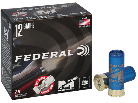Federal MC12HC18 Master Class 12Gauge 2.75" 1oz 8Shot 25 Per Box/10 Case