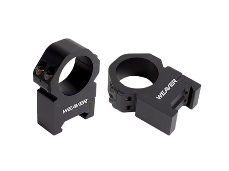 Weaver Mounts 48382 Precision Black Aluminum 1" Tube High