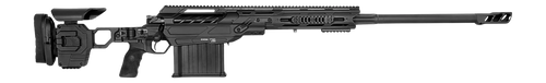 Cadex Inc CDX50DUAL5029BR40I2J5N CDX-50 Tremor 50 BMG 5+1 29" Black DLC Match Grade Threaded Barrel, Black DLC Aluminum Receiver w/Picatinny Rail, Adjustable Folding Hybrid Tan Stock, Black Polymer Gr