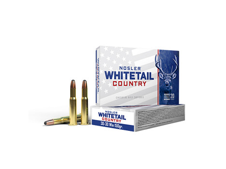 Nosler 40135 Whitetail Country 30-30Win 150gr Spitzer Boat Tail 20 Per Box/10 Case