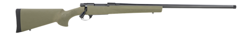 Howa HGR25CRHBG 1500 Hogue 25 Creedmoor 5+1 24" Matte Black Threaded Steel Barrel, Drilled & Tapped Receiver, Green Hogue OverMolded Synthetic Stock, Right Hand                                        
